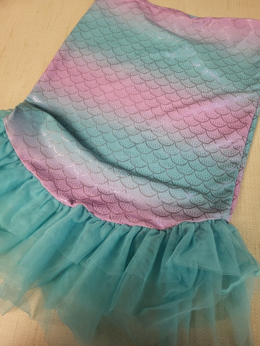 Girls Mermaid Tail Swim Bottoms Sz 6x